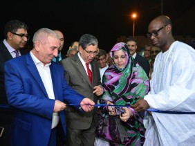 Benhamadi inaugurant un showroom à Nouakchott en novembre 2016. D. R.